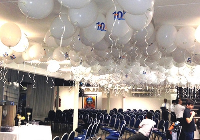 Balões com Gás Hélio