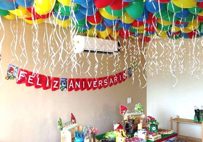 Balões com Gás Hélio